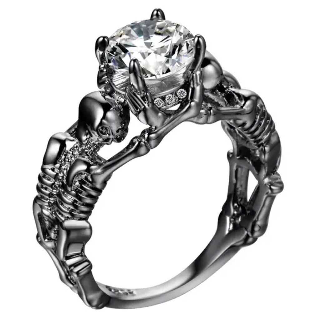 Skull π Ring NW 5-10 Sizes